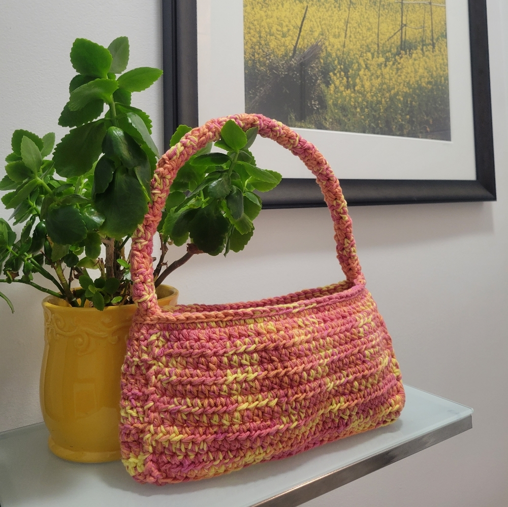 Crochet purse